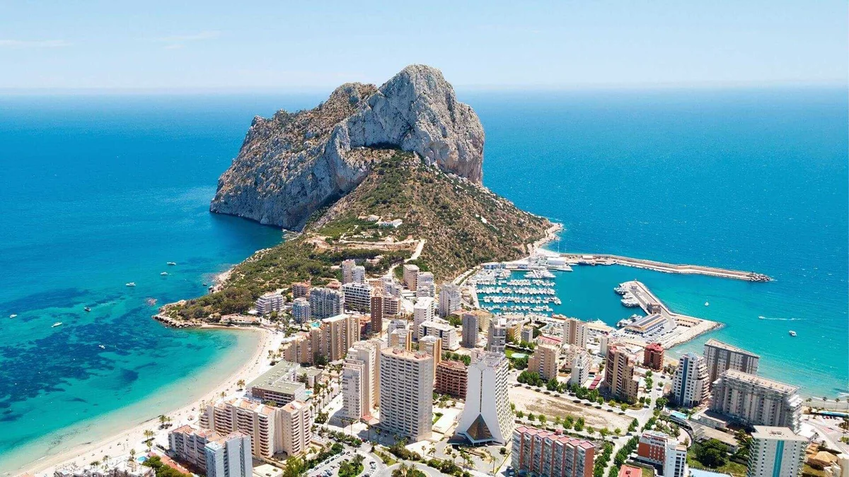 El Peñón de Ifach en Calpe, Costa Blanca